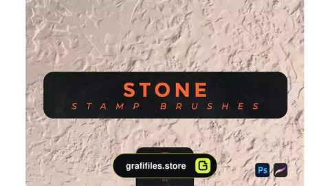 براش سنگ Stone Stamp Brushes