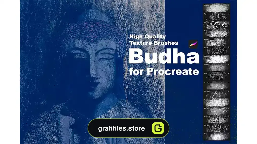 براش پروکریت Texture Brushes For Procreate