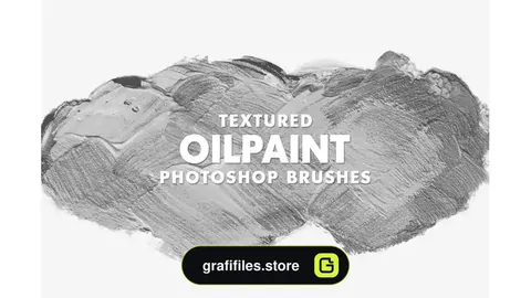براش رنگ روغن فتوشاپ Textured Oil Paint Brushes