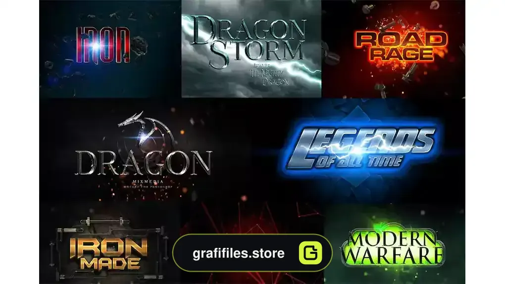 استایل متن بازی Title Kit - Game FX