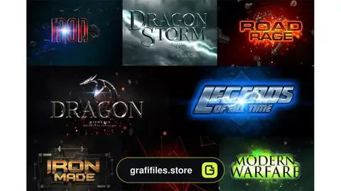 استایل متن بازی Title Kit - Game FX