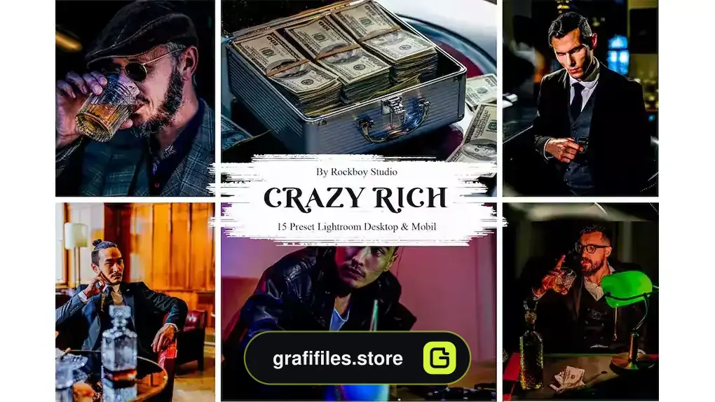 پریست لایت روم Crazy Rich Lightroom Presets