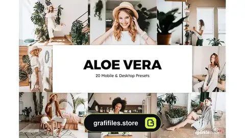 پریست رنگ Aloe Vera Lightroom Presets & LUTs