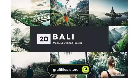 پریست رنگی بالی Bali Lightroom Presets & LUTs