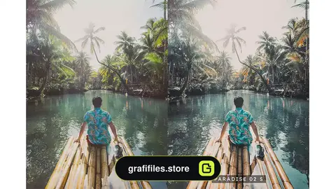 پریست رنگ بالی Bali Mood Lightroom Presets & LUTs