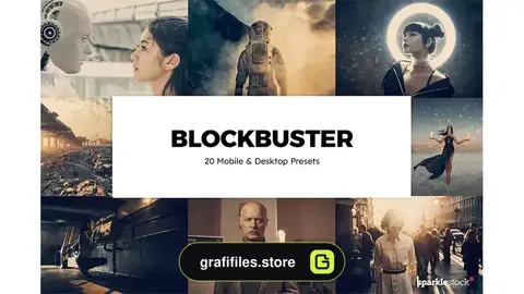 پریست رنگ Blockbuster Lightroom Presets & LUTs