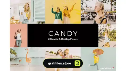 پریست رنگی Candy Lightroom Presets & LUTs