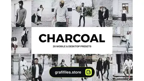 پریست رنگ Charcoal Lightroom Presets & LUTs