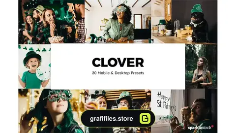 پریست رنگ Clover Lightroom Presets & LUTs