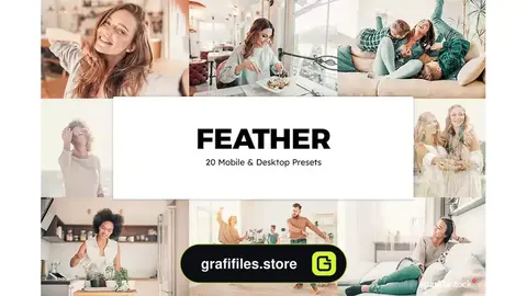 پریست رنگ Feather Lightroom Presets & LUTs