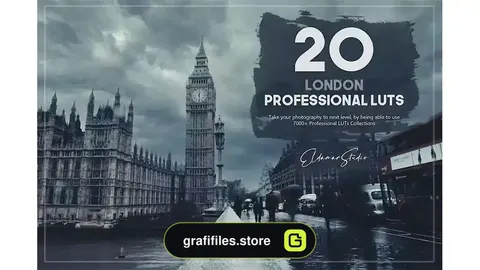 پریست رنگ لندن London LUTs Pack