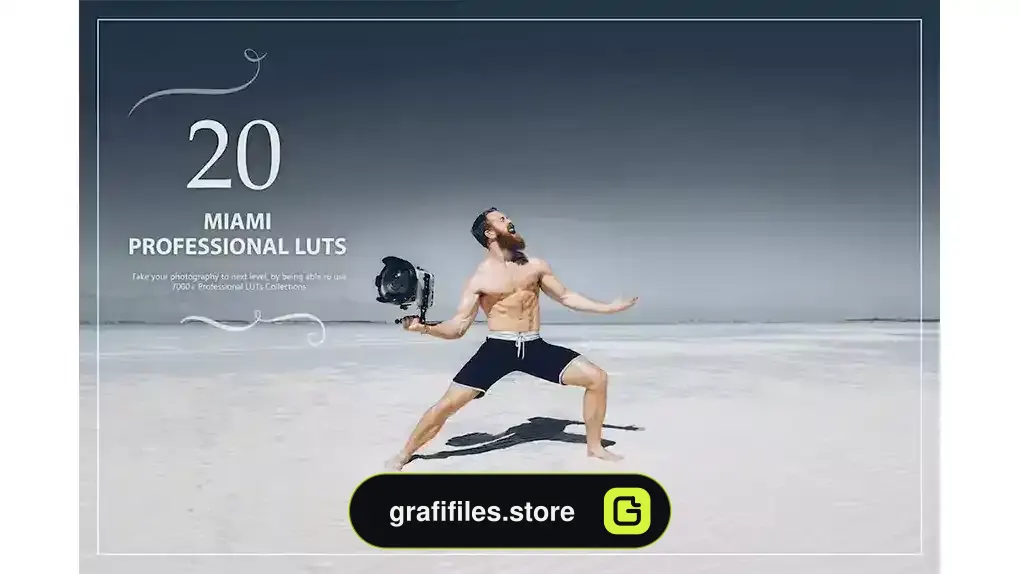 پریست رنگ میامی Miami LUTs Pack