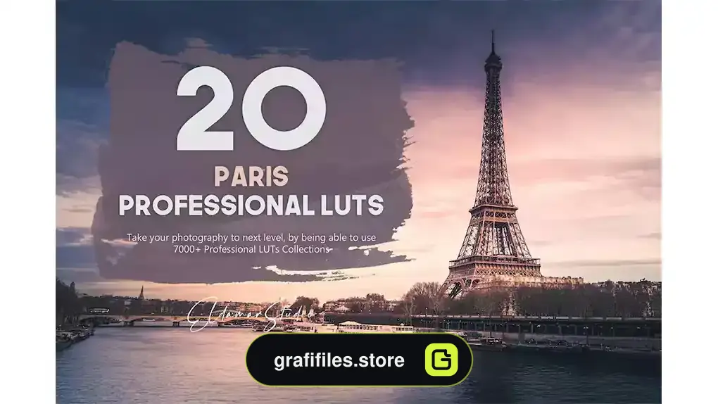 پریست اصلاح رنگ Paris LUTs Pack