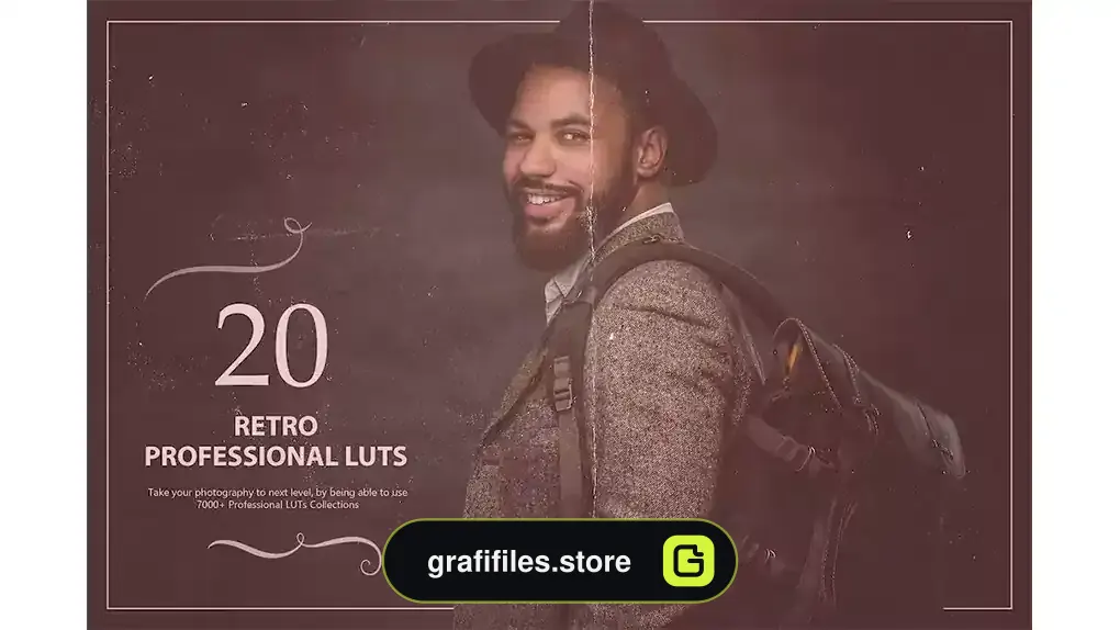 پریست اصلاح رنگ رترو Retro LUTs Pack