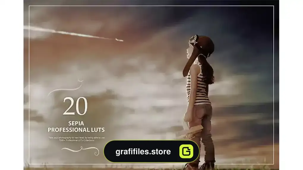 پریست اصلاح رنگ Sepia LUTs Pack