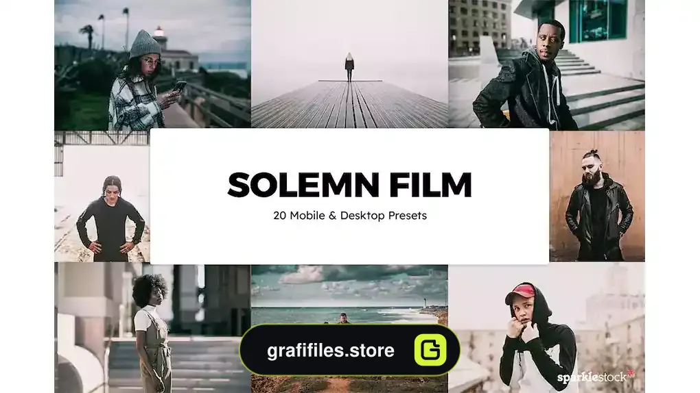 پریست رنگ Solemn Film Lightroom Presets & LUTs