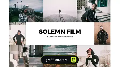 پریست رنگ Solemn Film Lightroom Presets & LUTs