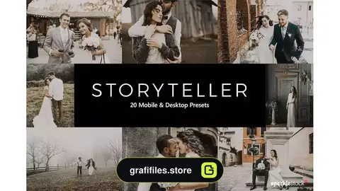 پریست رنگ Storyteller Lightroom Presets & LUTs