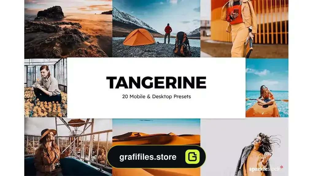 دانلود پریست رنگ Tangerine Lightroom Presets & LUTs
