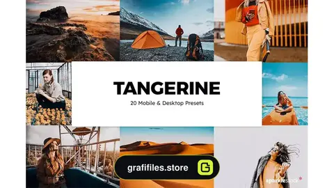 دانلود پریست رنگ Tangerine Lightroom Presets & LUTs
