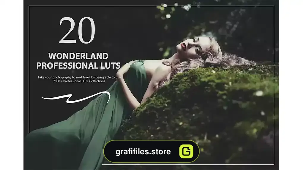 پریست اصلاح رنگ جنگل Wonderland LUTs Pack