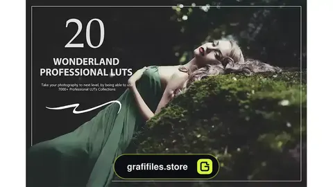 پریست اصلاح رنگ جنگل Wonderland LUTs Pack