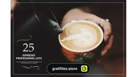 پریست رنگ اسپرسو Espresso LUTs Pack