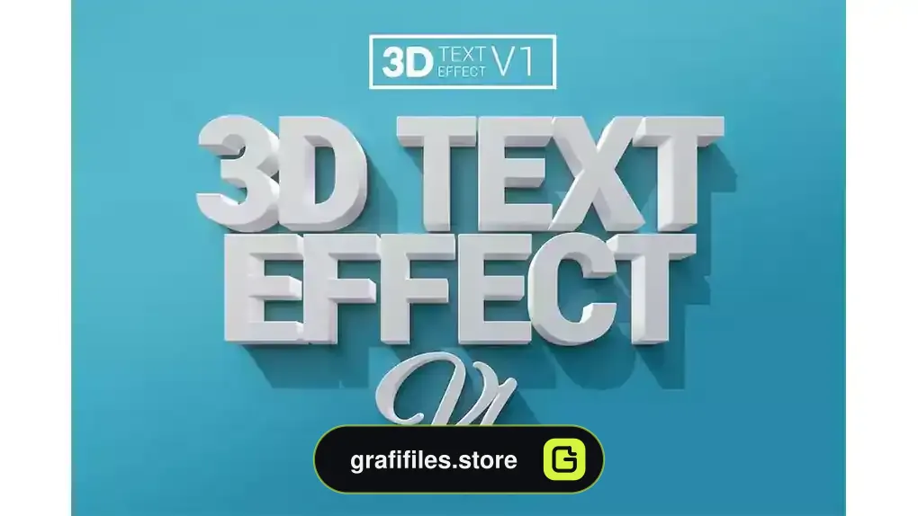افکت متن سه بعدی 3D Text Effects V1
