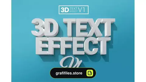 افکت متن سه بعدی 3D Text Effects V1