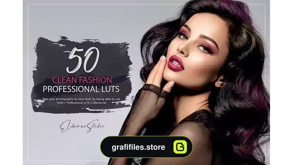 پریست رنگ فشن Clean Fashion LUTs Pack