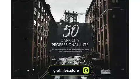 پریست رنگ شهر تاریک Dark City LUTs Pack