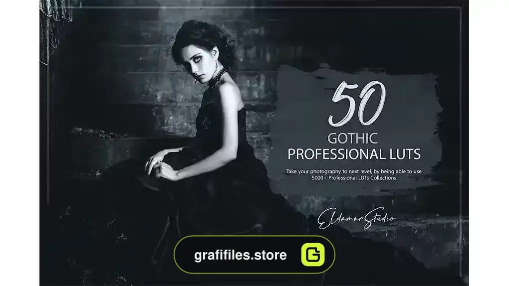 پریست اصلاح رنگ Gothic LUTs Pack