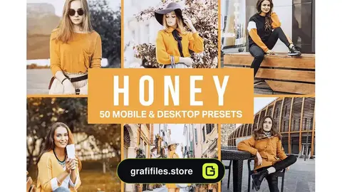 پریست رنگ Honey Yellow Lightroom Presets and LUTs