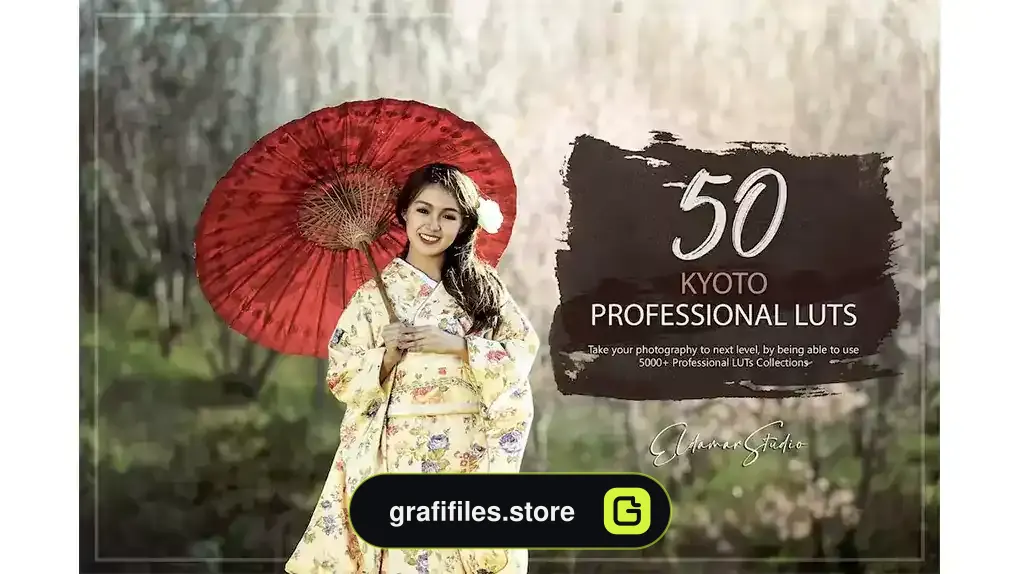 پریست اصلاح رنگ Kyoto LUTs Pack
