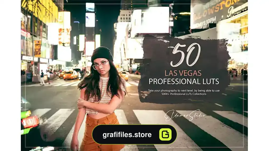 پریست رنگ لاس وگاس Las Vegas LUTs Pack