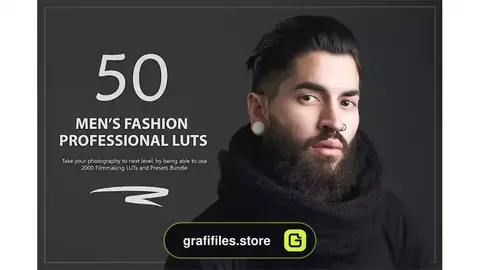 پریست رنگ فشن مردانه Men’s Fashion LUTs and Presets Pack