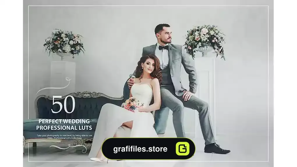 پریست رنگ عروسی Perfect Wedding LUTs Pack