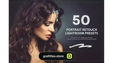 پریست لایت روم روتوش چهره Portrait Retouch Lightroom Presets
