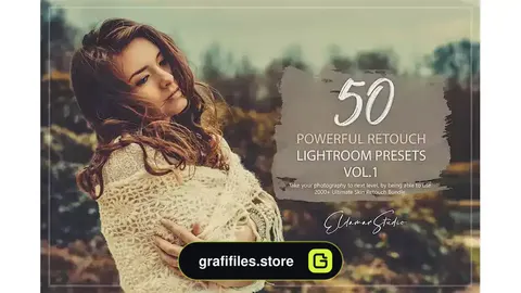 پریست لایت روم رتوش Powerful Retouch Lightroom Presets - Vol. 1
