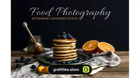 پریست لایت روم عکاسی غذا Premium Food Photography Lightroom Presets