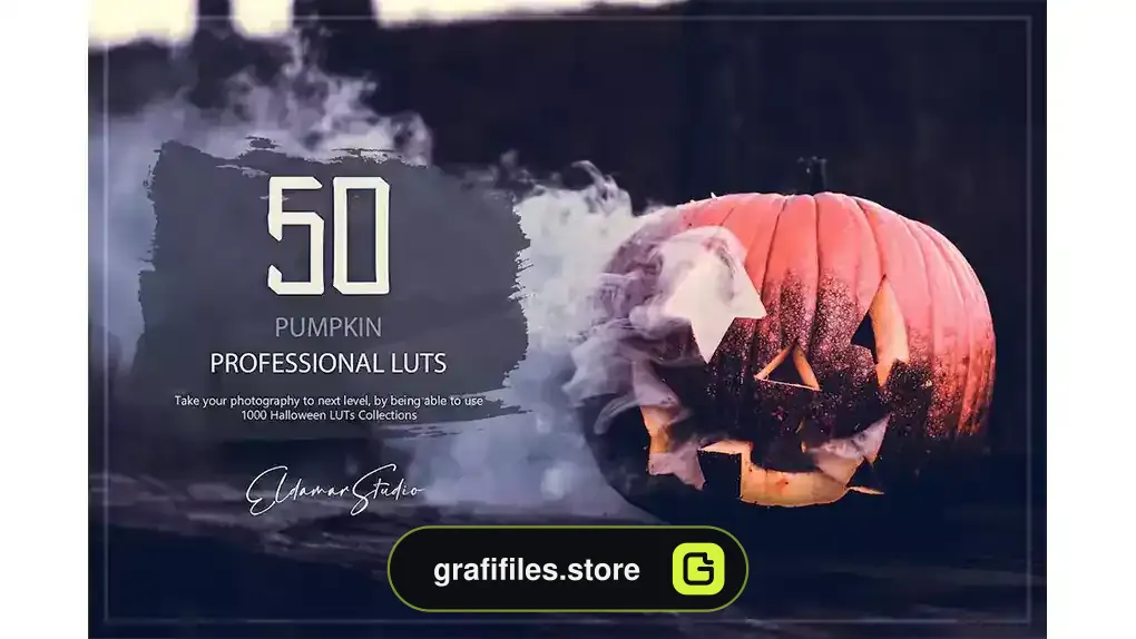 پریست اصلاح رنگ Pumpkin LUTs and Presets Pack