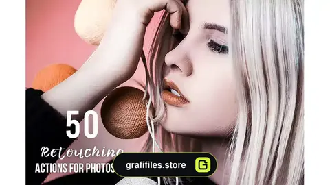اکشن فتوشاپ رتوش عکس Retouching Photoshop Actions