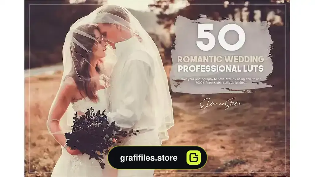 پریست رنگ عروسی رمانتیک Romantic Wedding LUTs Pack