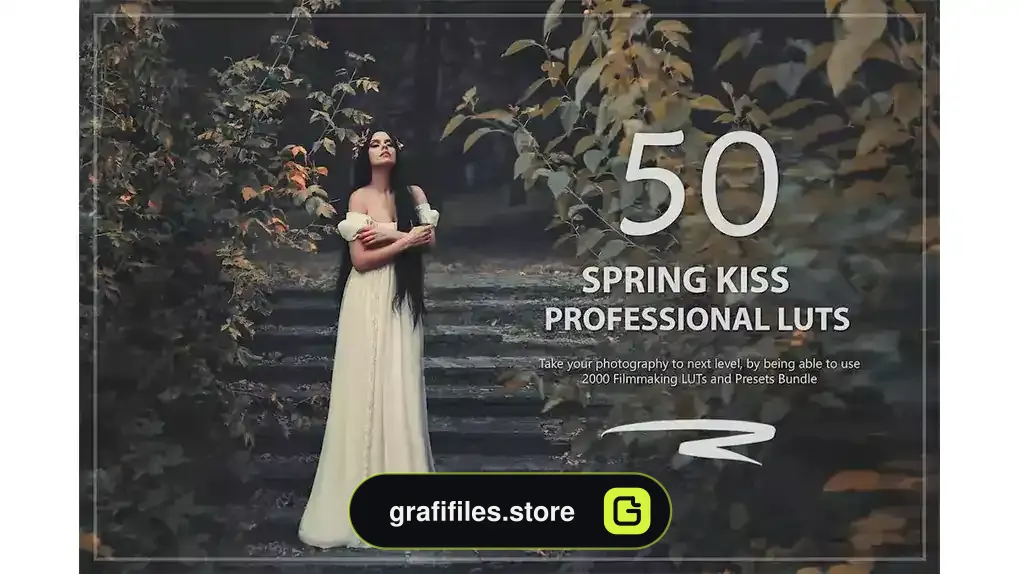 پریست اصلاح رنگ بوسه بهاری Spring Kiss LUTs and Presets Pack