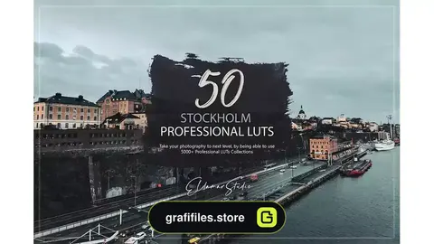 پریست اصلاح رنگ استکهلم Stockholm LUTs Pack
