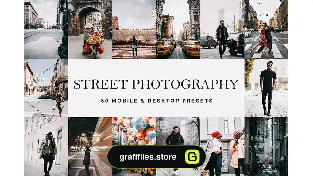 دانلود پریست رنگ عکاسی خیابانی Street Photography Presets and LUTs