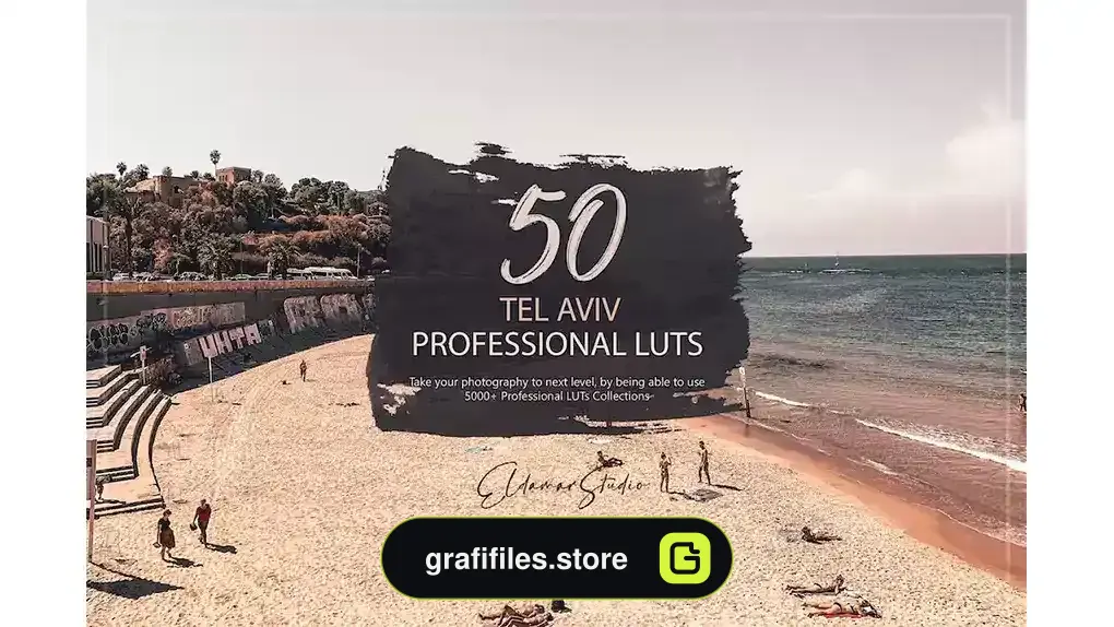 پریست رنگ تلاویو Tel Aviv LUTs and Presets Pack
