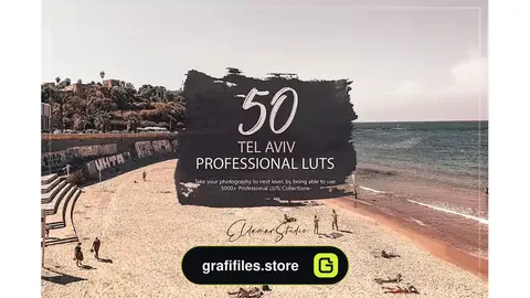 پریست رنگ تلاویو Tel Aviv LUTs and Presets Pack