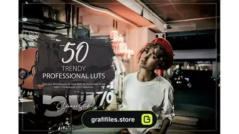 پریست رنگ Trendy LUTs and Presets Pack