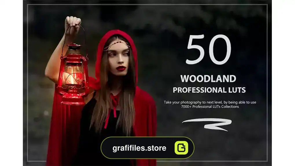 پریست رنگ جنگل Woodland LUTs and Presets Pack